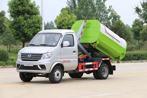 【每日一車】國(guó)六長(zhǎng)安汽油后雙輪鉤臂式垃圾車